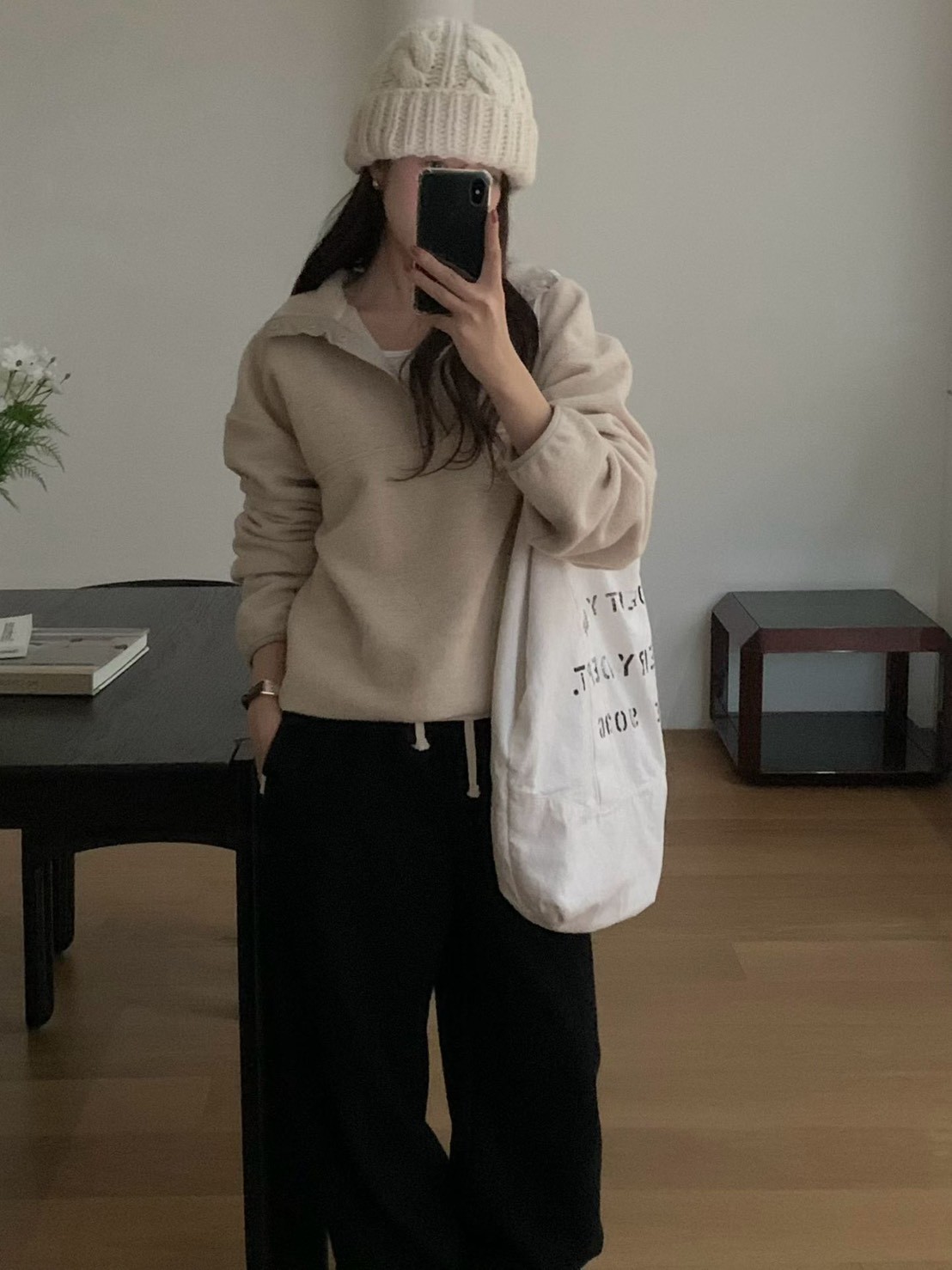 A16.小V家BOY羊毛混紡立領上衣