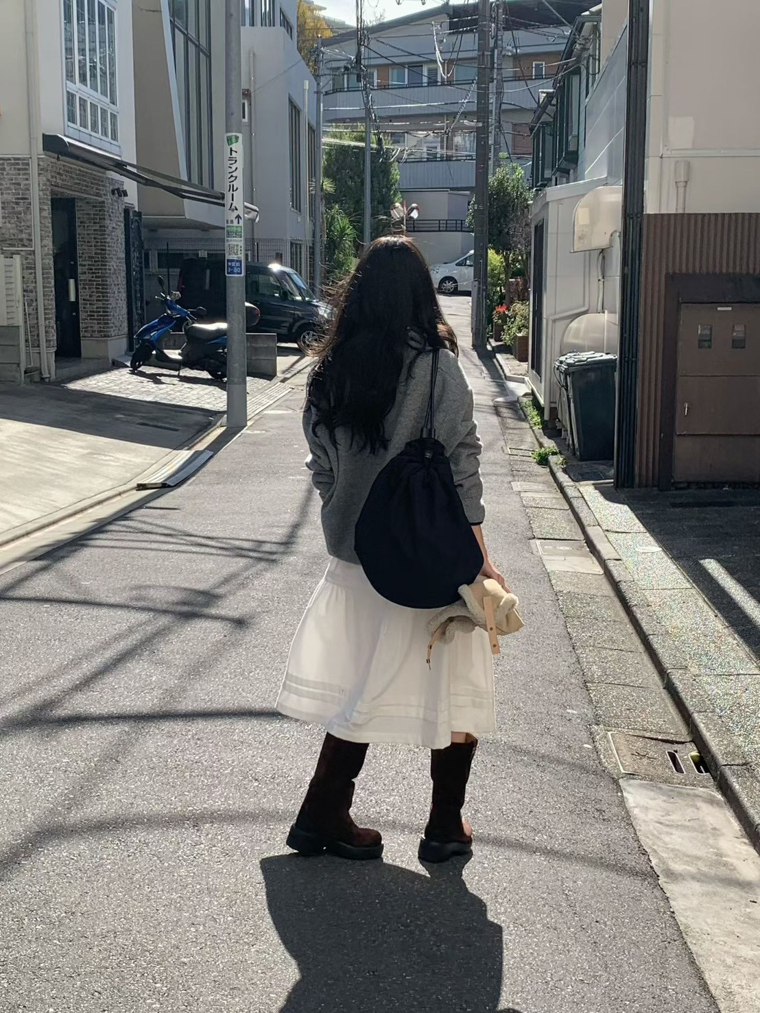 A16.小V家BOY羊毛混紡立領上衣