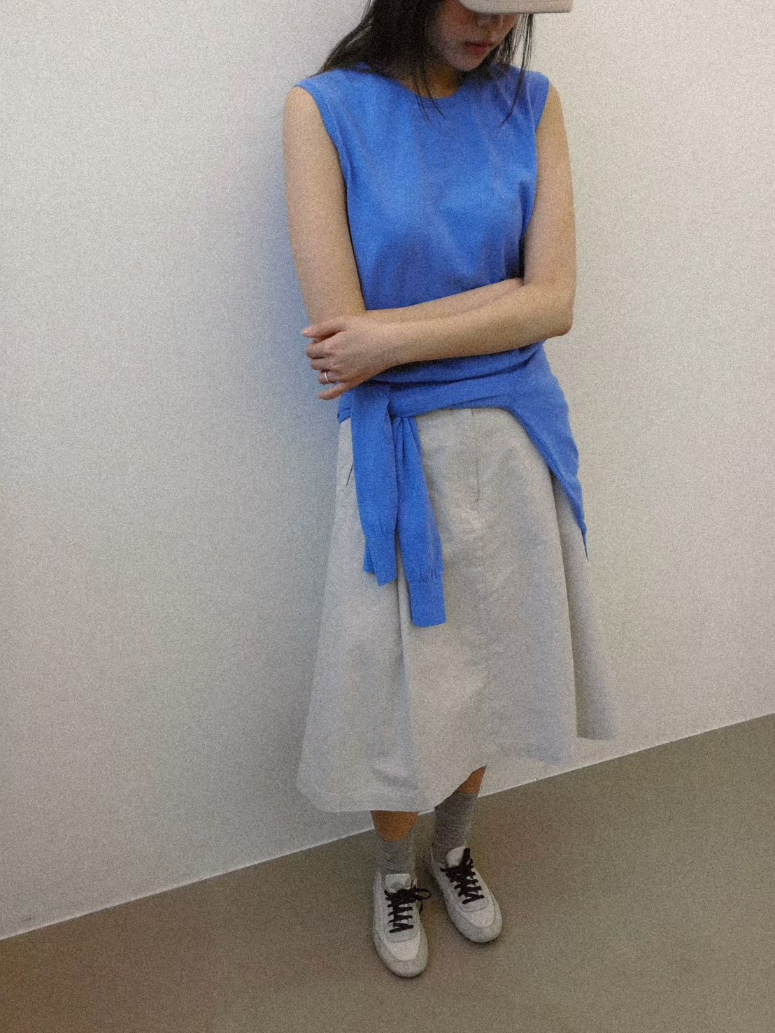 B43.質感家圓領雅致針織背心