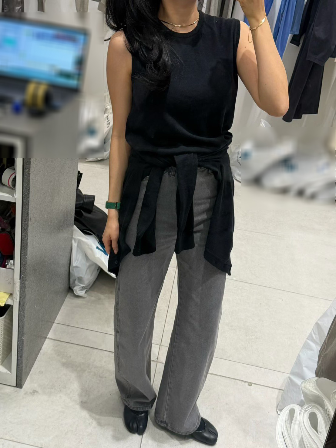 B43.質感家圓領雅致針織背心