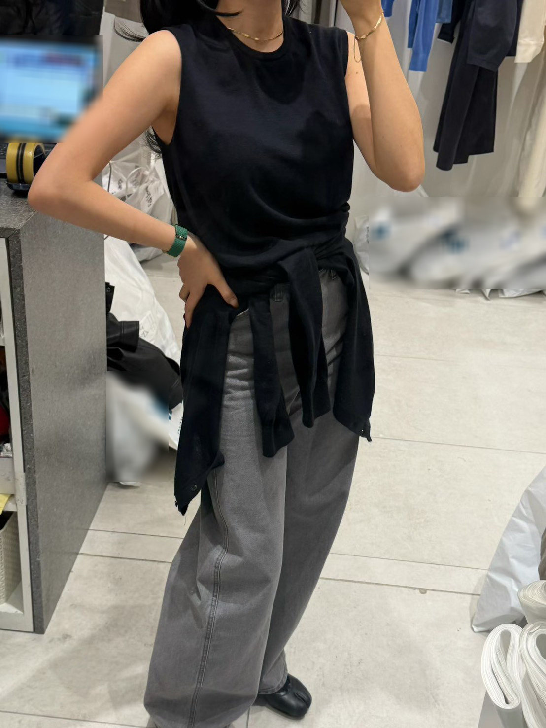 B43.質感家圓領雅致針織背心