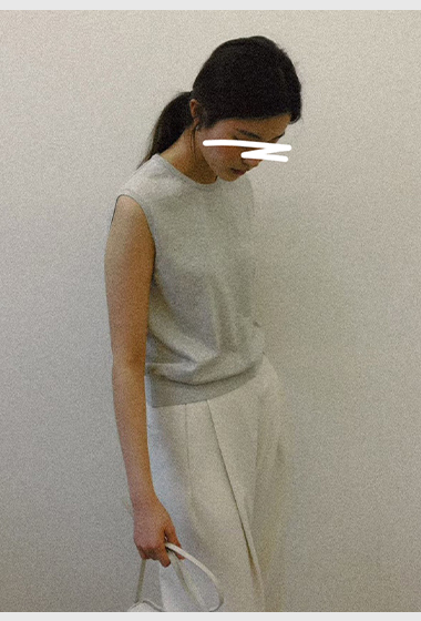 B43.質感家圓領雅致針織背心