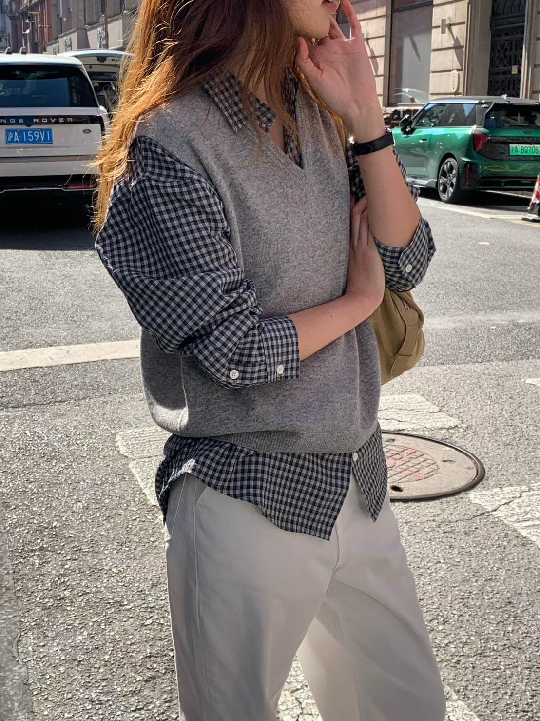 A09.大V家百搭V領針織背心