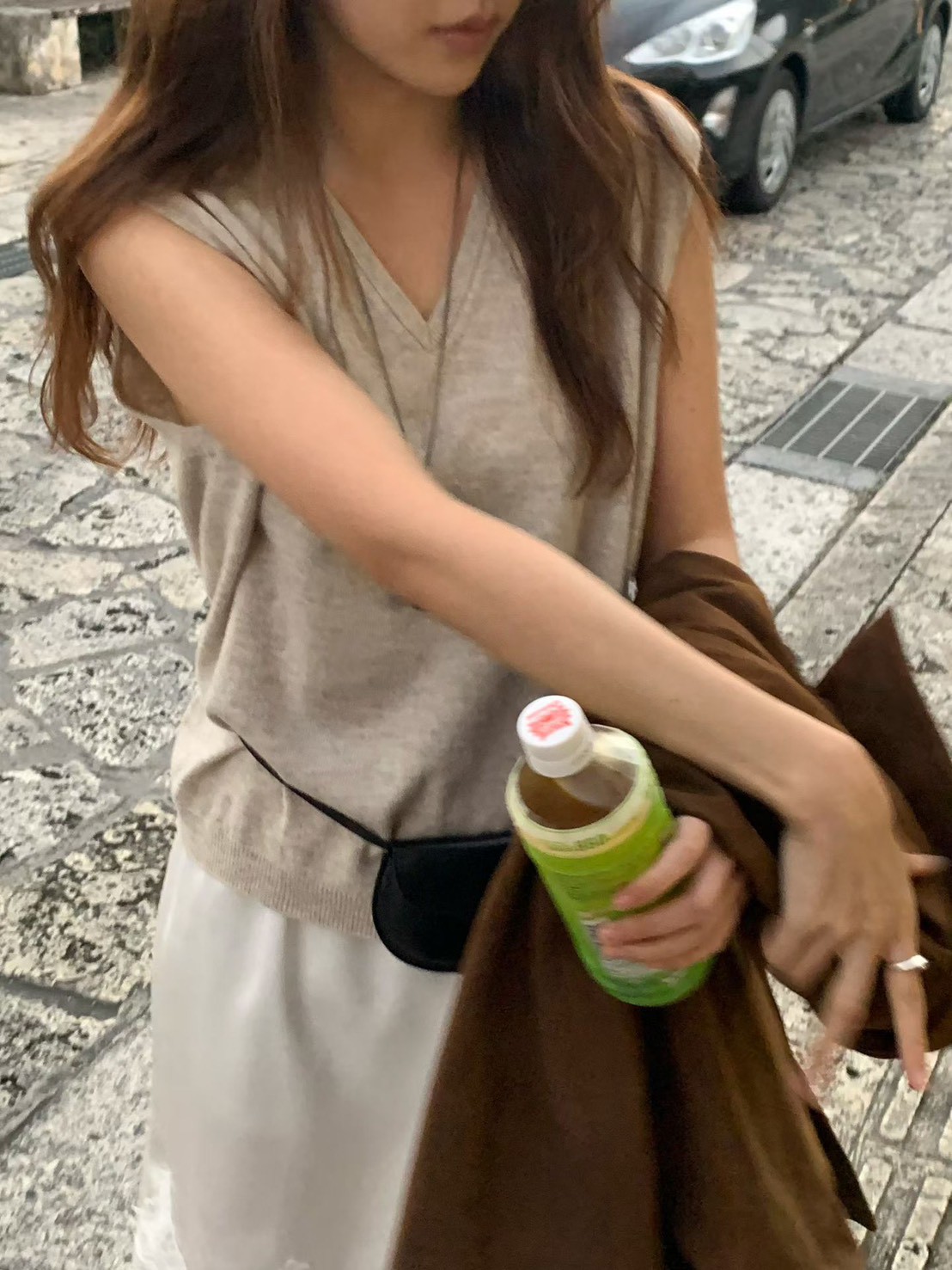 A09.大V家百搭V領針織背心