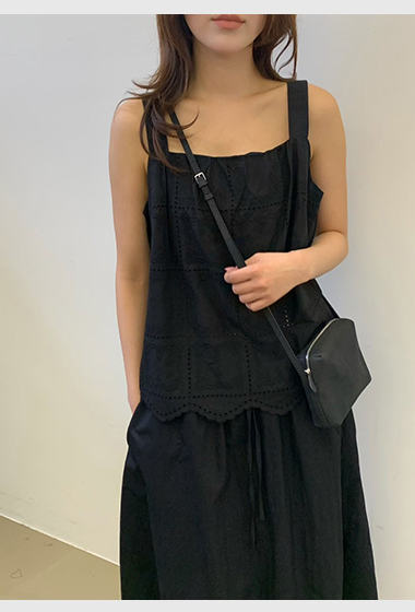 B16.質感家甜美緹花背心