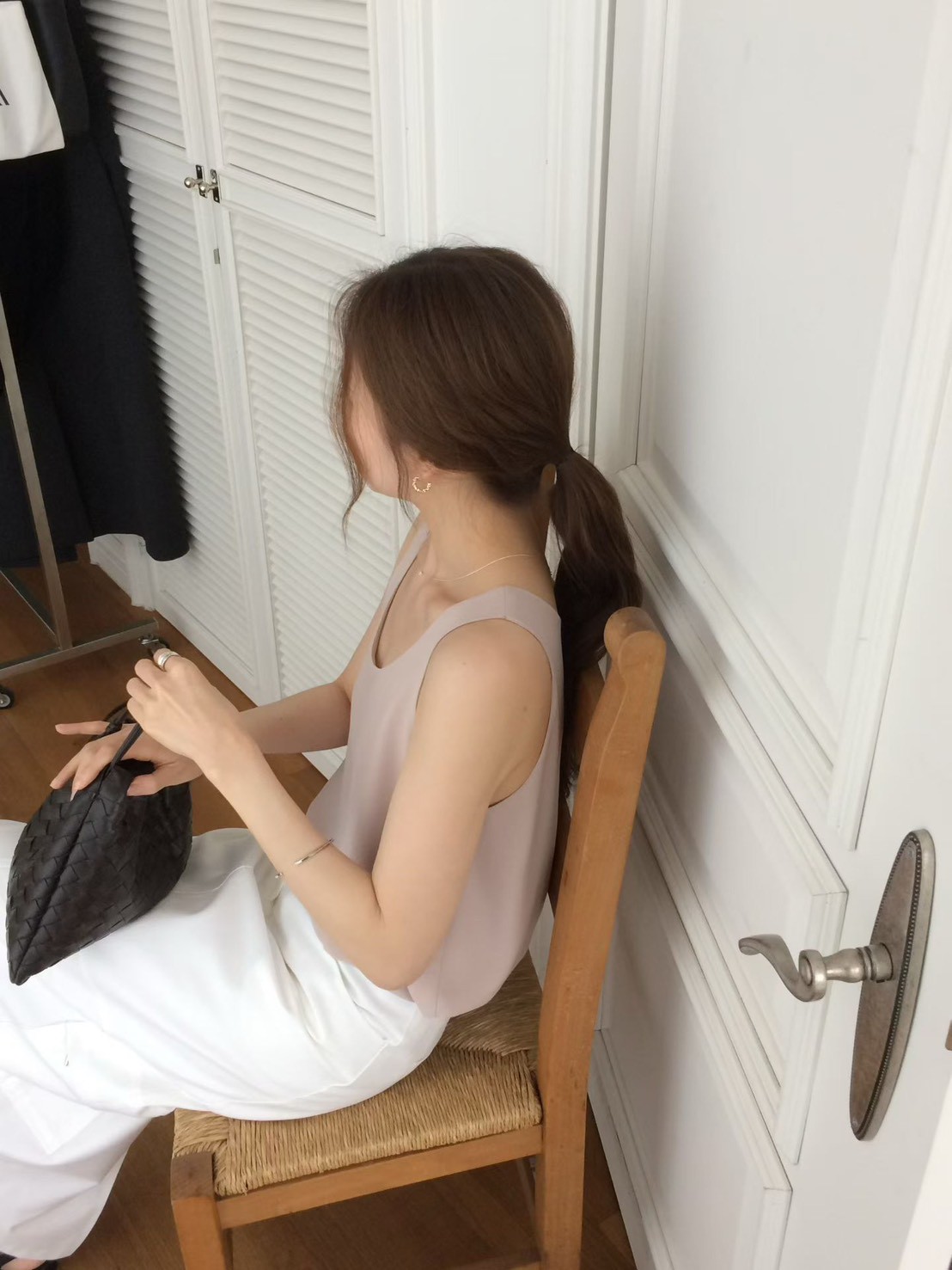 B26.甜美雙層下擺背心