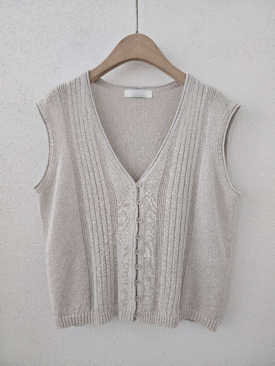 B122.星星家25%韓紙新布料針織背心