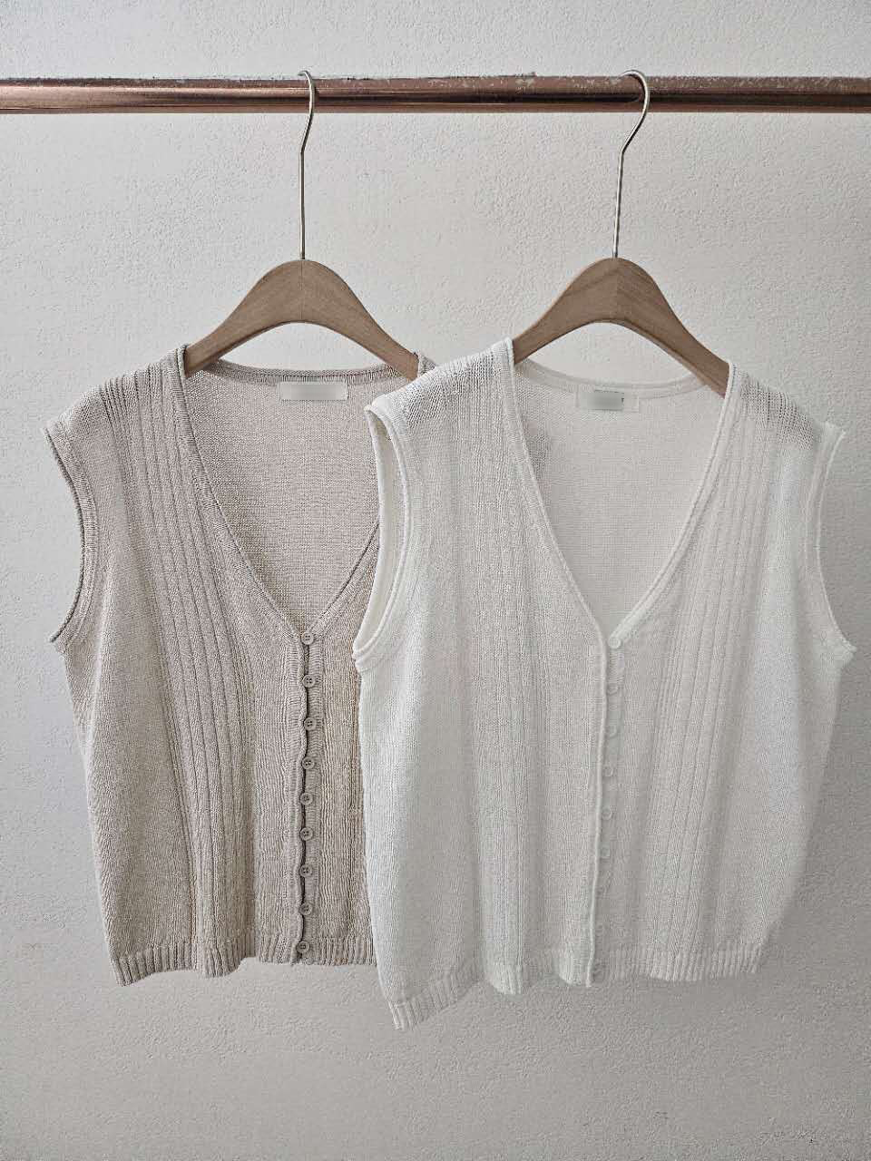 B122.星星家25%韓紙新布料針織背心