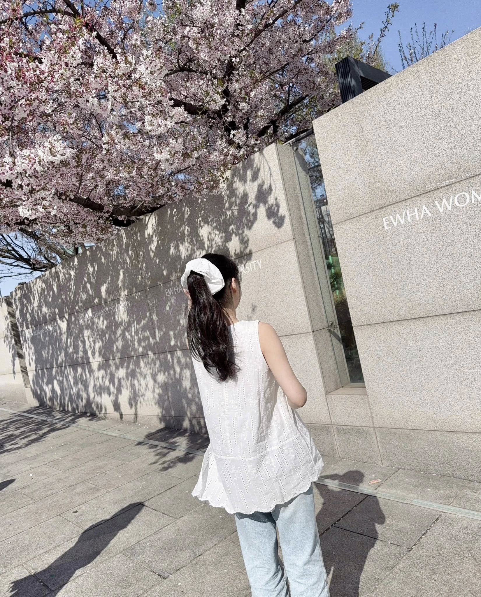 B43.洞洞緹花長版背心(附髮帶)