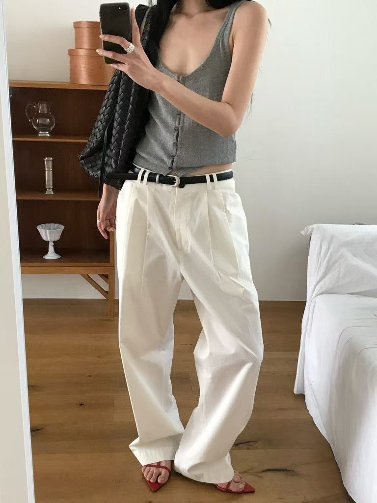 B83.小V家好搭配針織釦背心