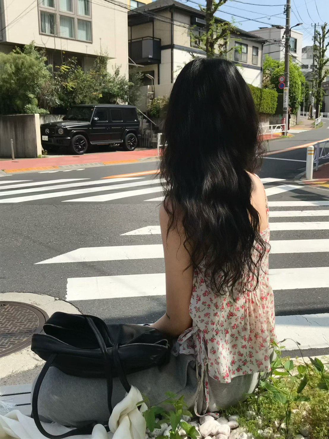 B117.小V家夏日小碎花背心