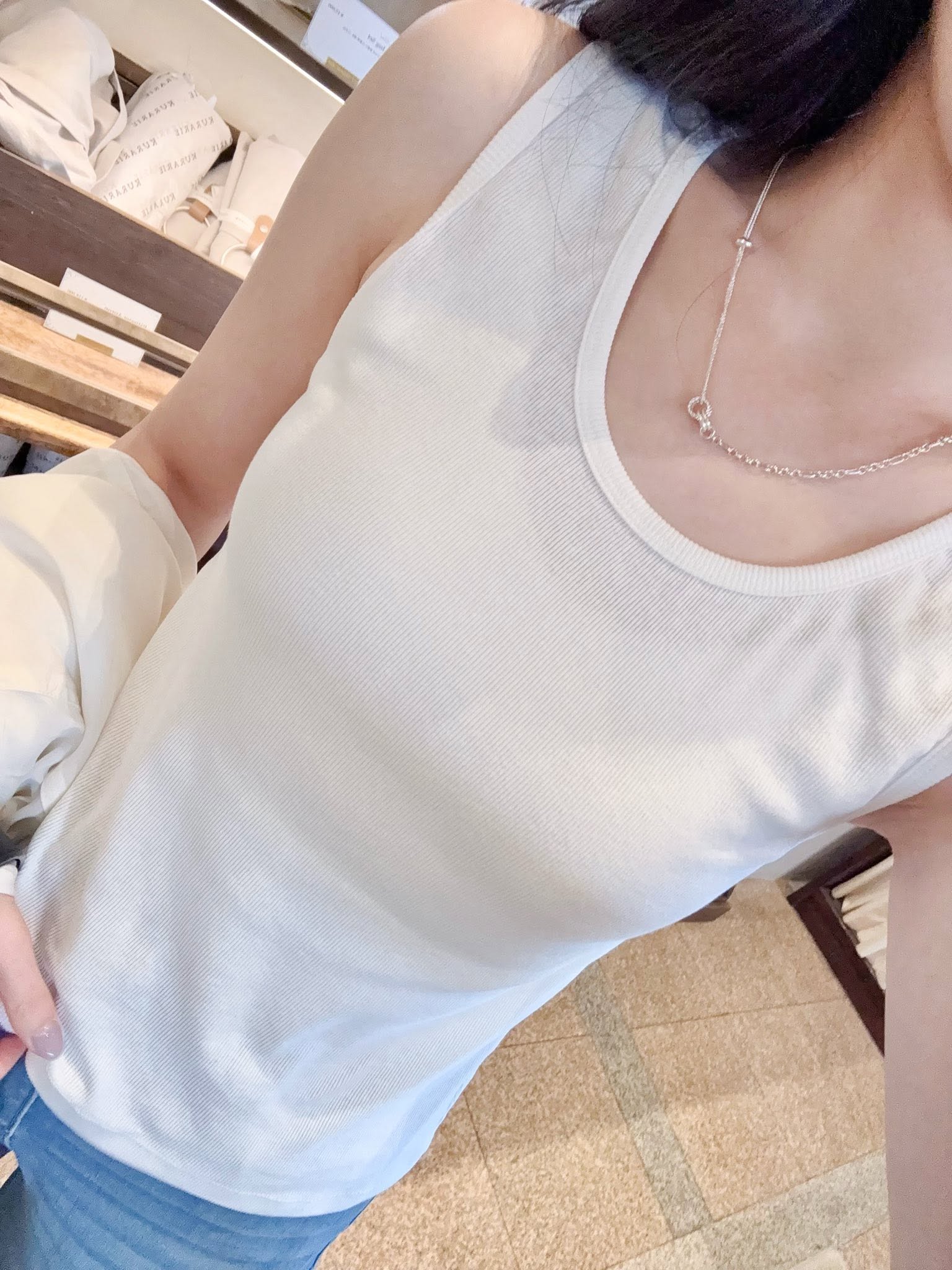 夏日羅紋彈性背心(正常版)