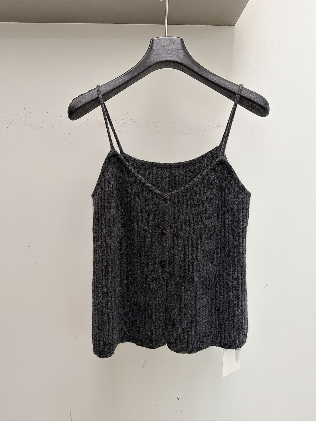A36.女孩細肩帶100%WOOL背心