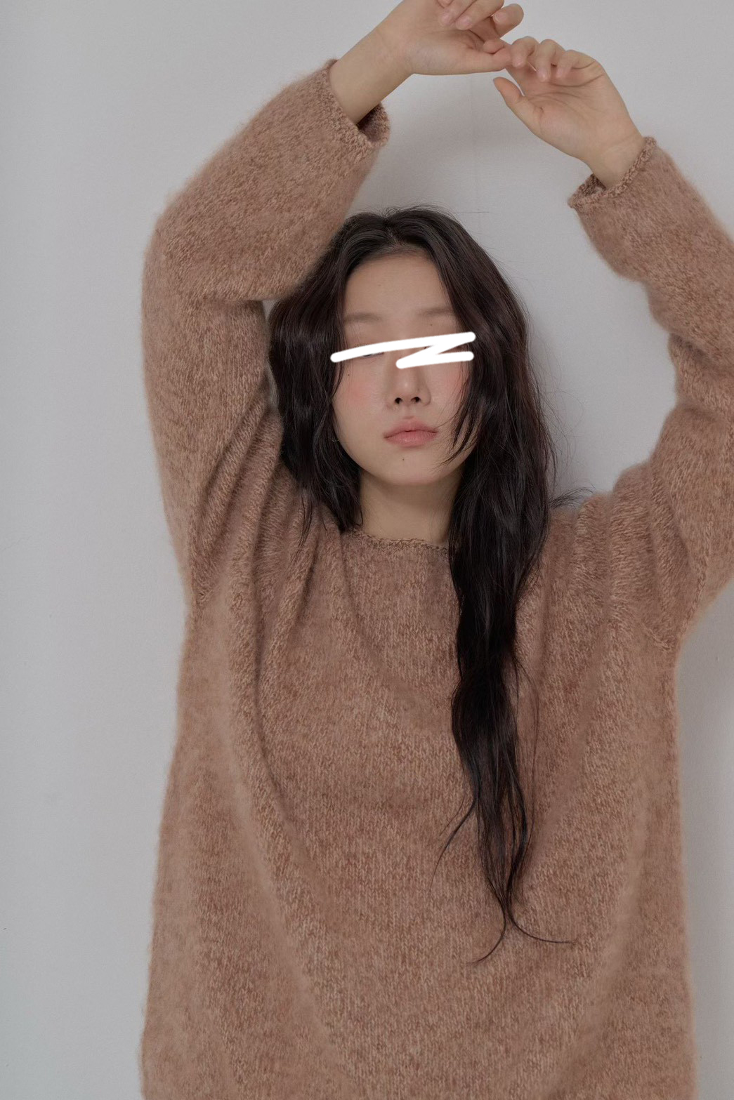 B89.絕美混紗100%羊毛寬鬆毛衣