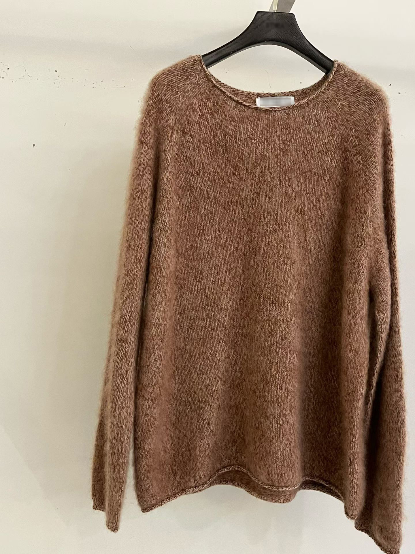 B89.絕美混紗100%羊毛寬鬆毛衣