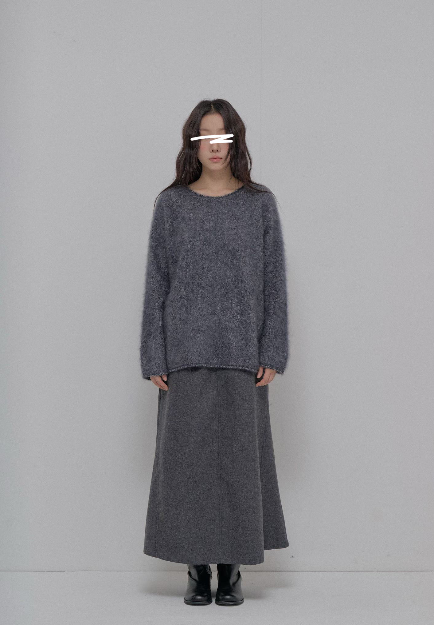 B89.絕美混紗100%羊毛寬鬆毛衣