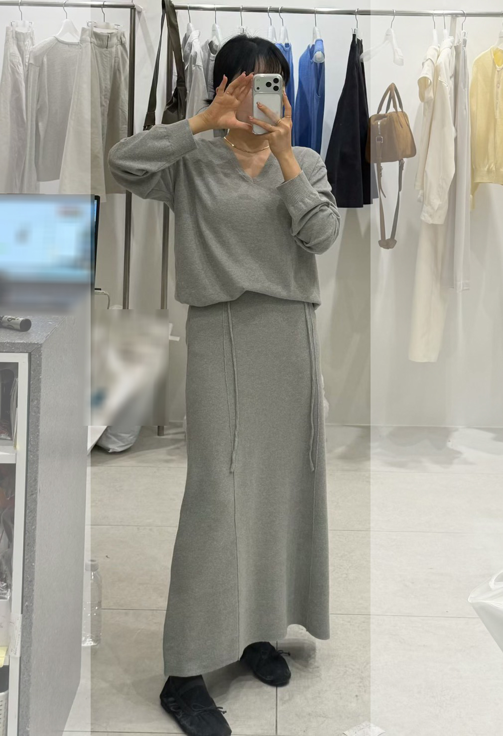 B49.質感家V領自信針織衫