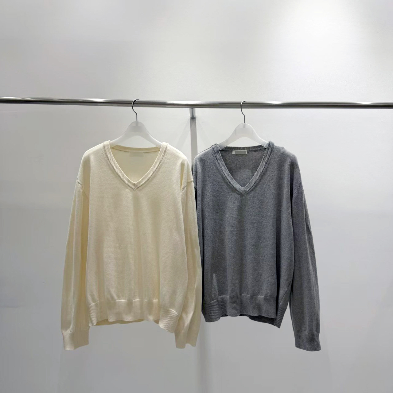 B49.質感家V領自信針織衫