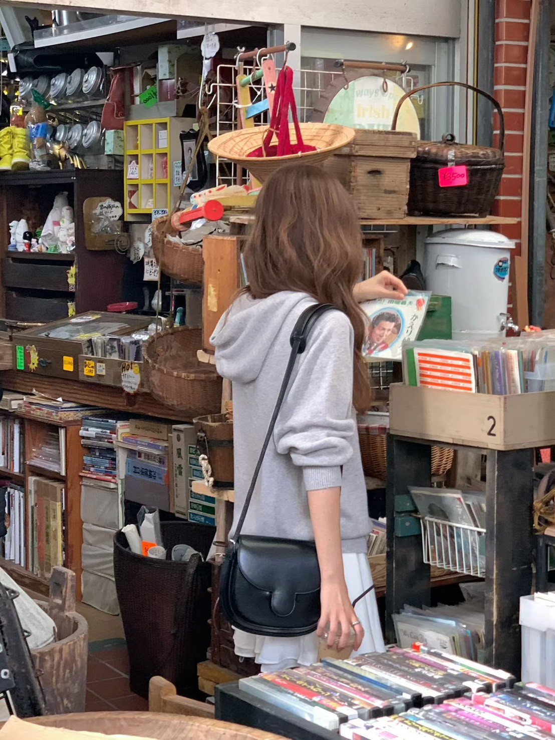 B11.大V家80%WOOL典雅連帽針織上衣