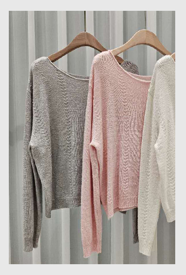 B87.星星家粉彩63%Wool麻花針織衫