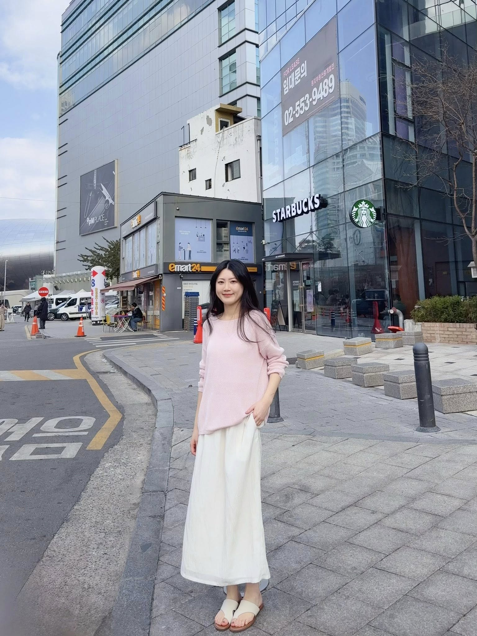 A71.糖果甜色圓領落肩針織上衣