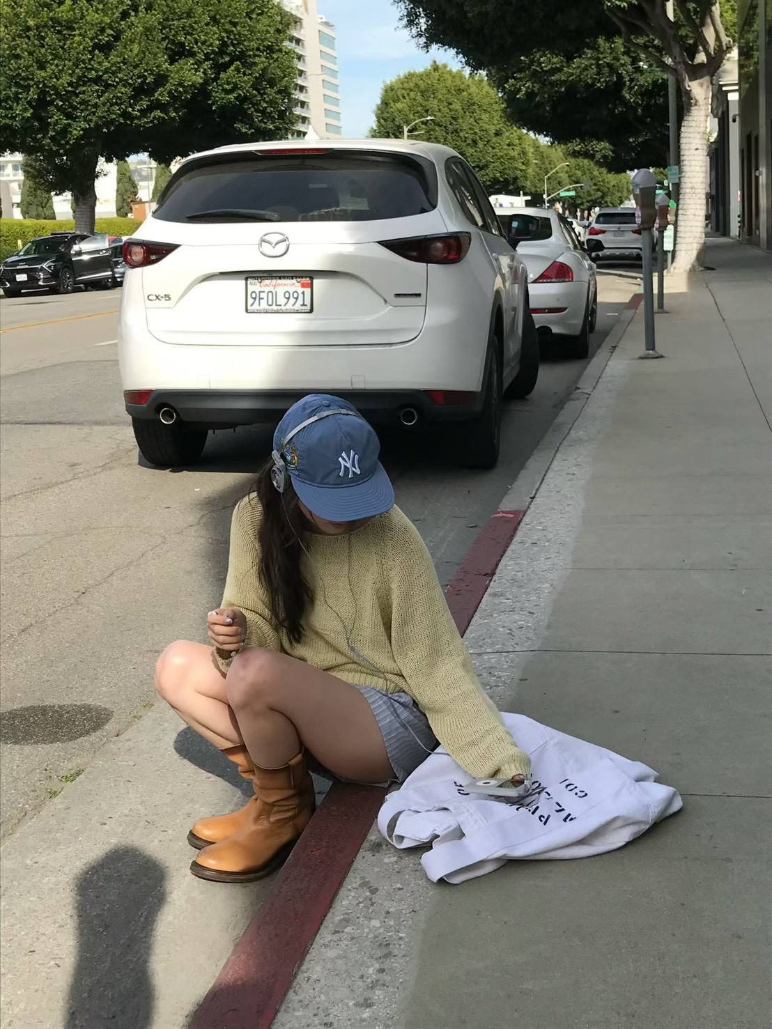 A94.小V家慵懶拉克蘭針織罩衫