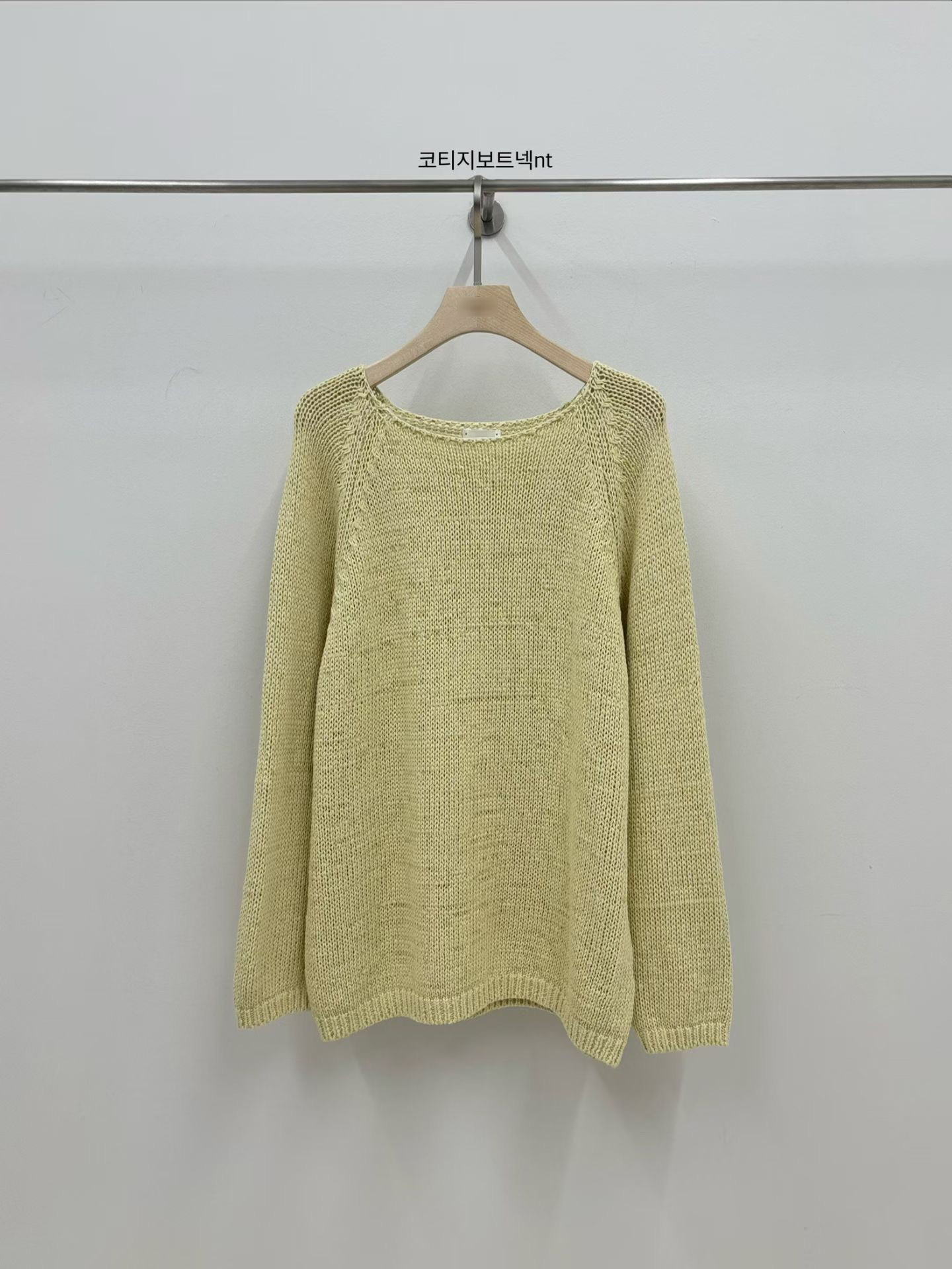 A94.小V家慵懶拉克蘭針織罩衫