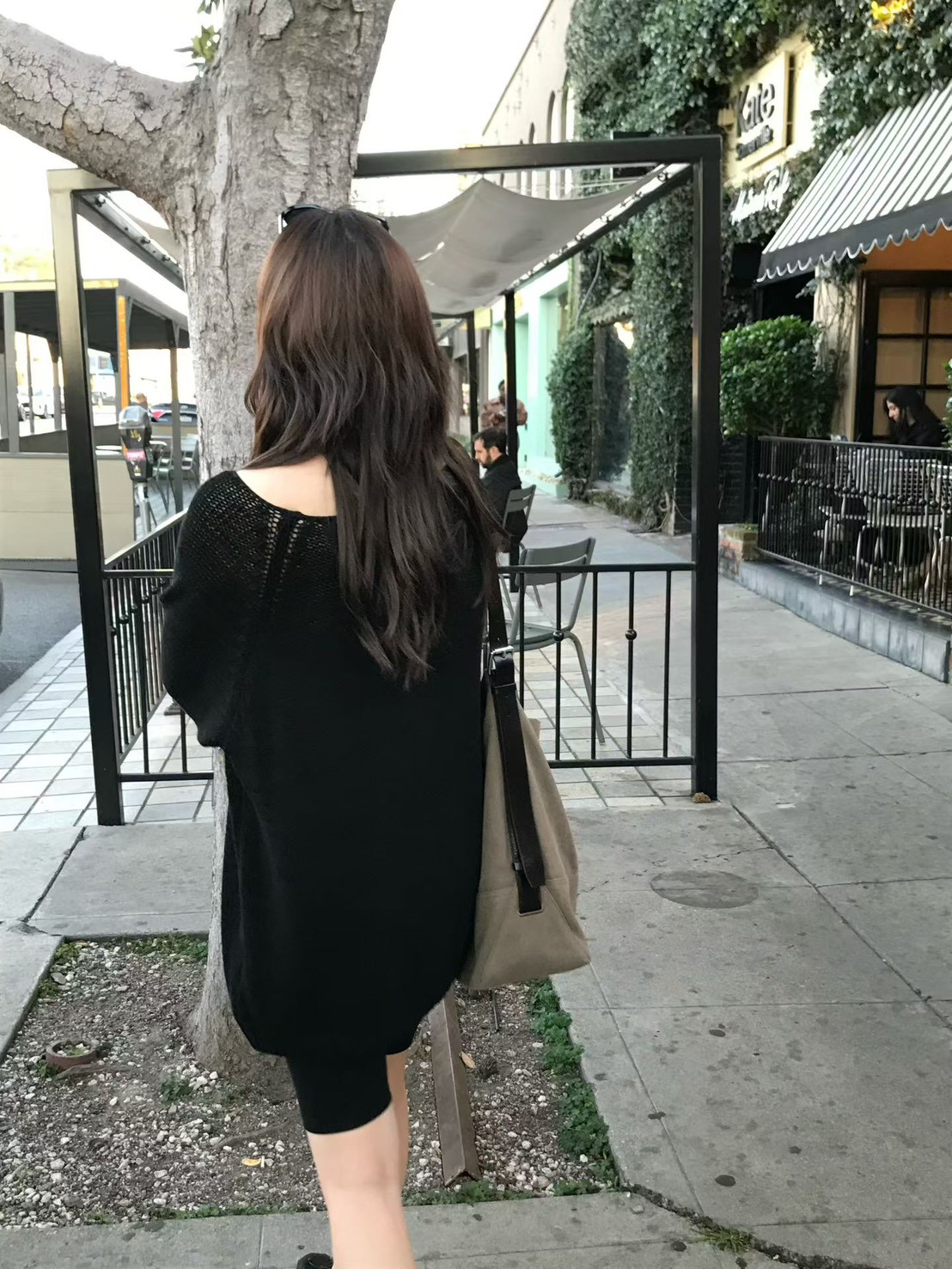 A94.小V家慵懶拉克蘭針織罩衫