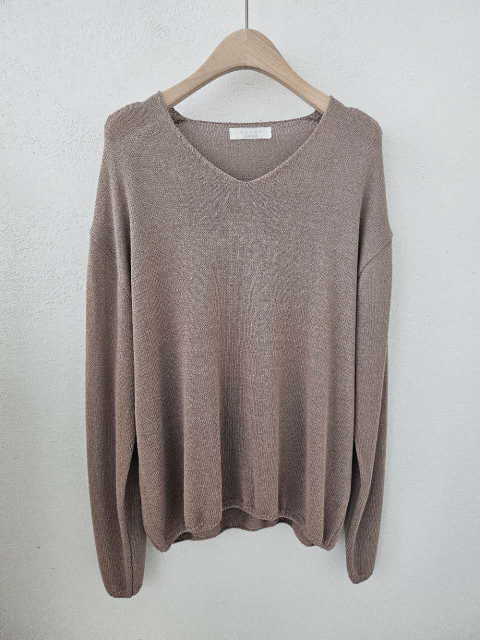 B125.星星家溫柔亞麻混紡針織衫