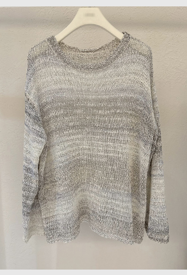 B101.淡雅漸層條紋針織衫