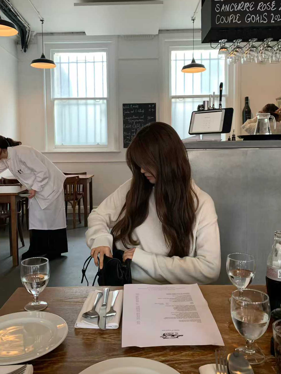 顏值家半門襟5%CASHMERE翻領毛衣