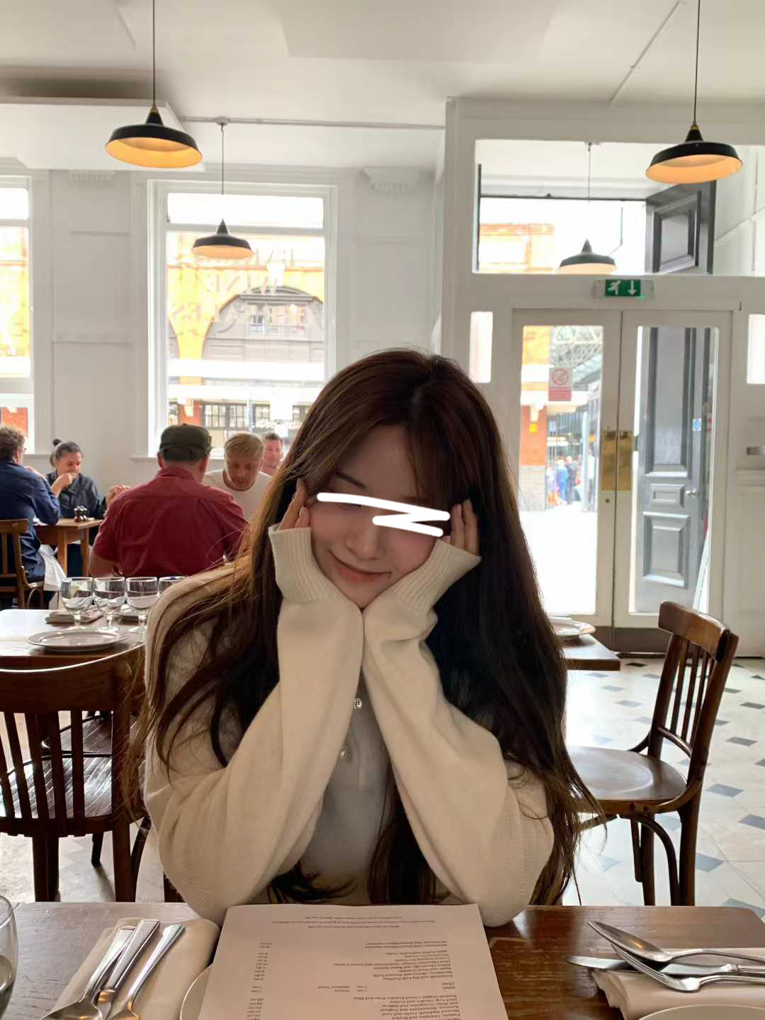 顏值家半門襟5%CASHMERE翻領毛衣