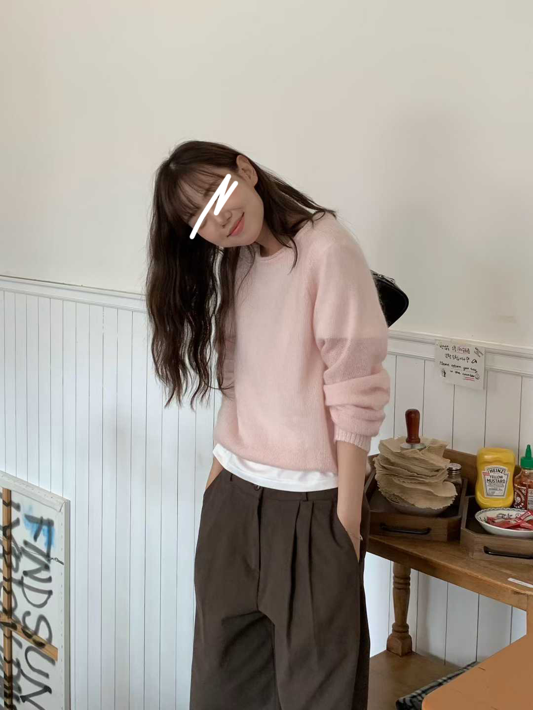 小V家KID MOHAIR圓領毛衣