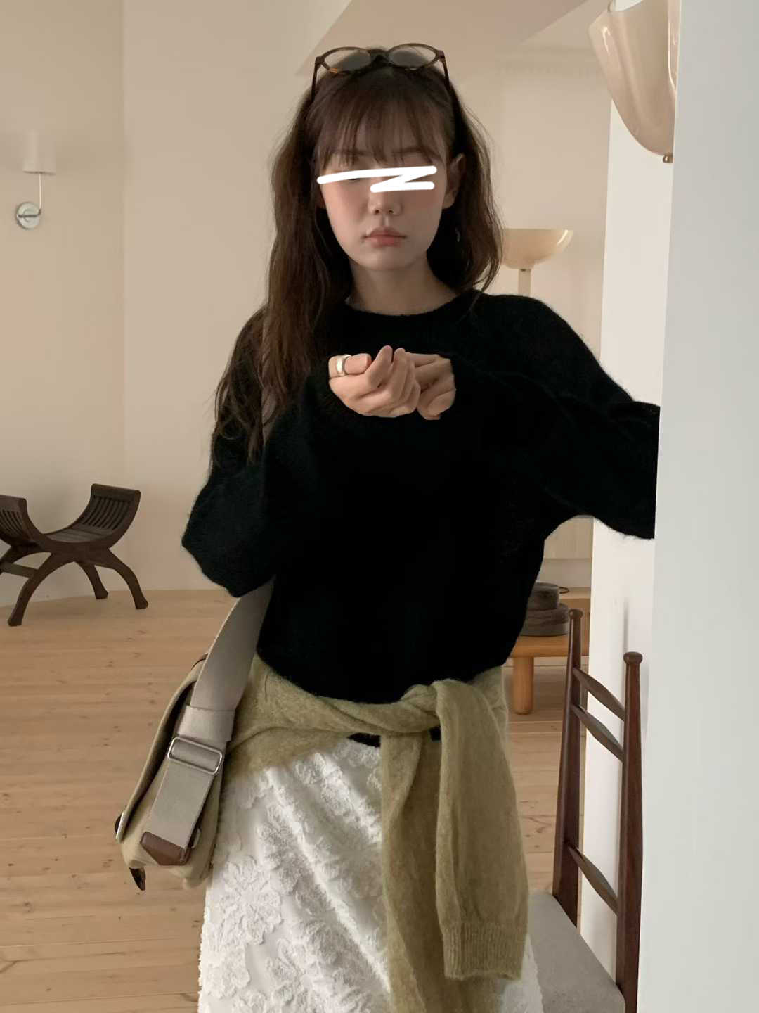 小V家KID MOHAIR圓領毛衣