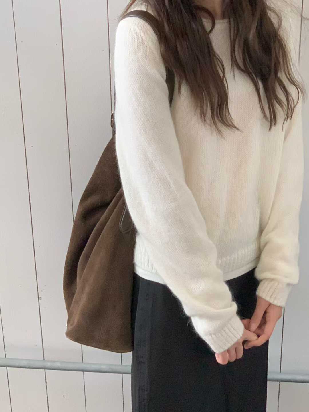 小V家KID MOHAIR圓領毛衣