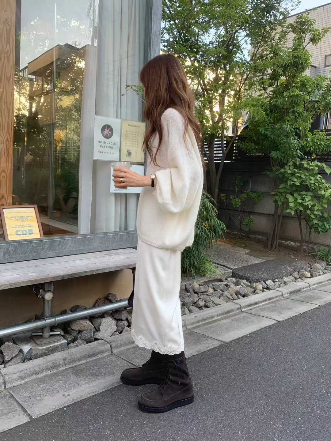 A13.顏值家圓領女孩慵懶毛衣