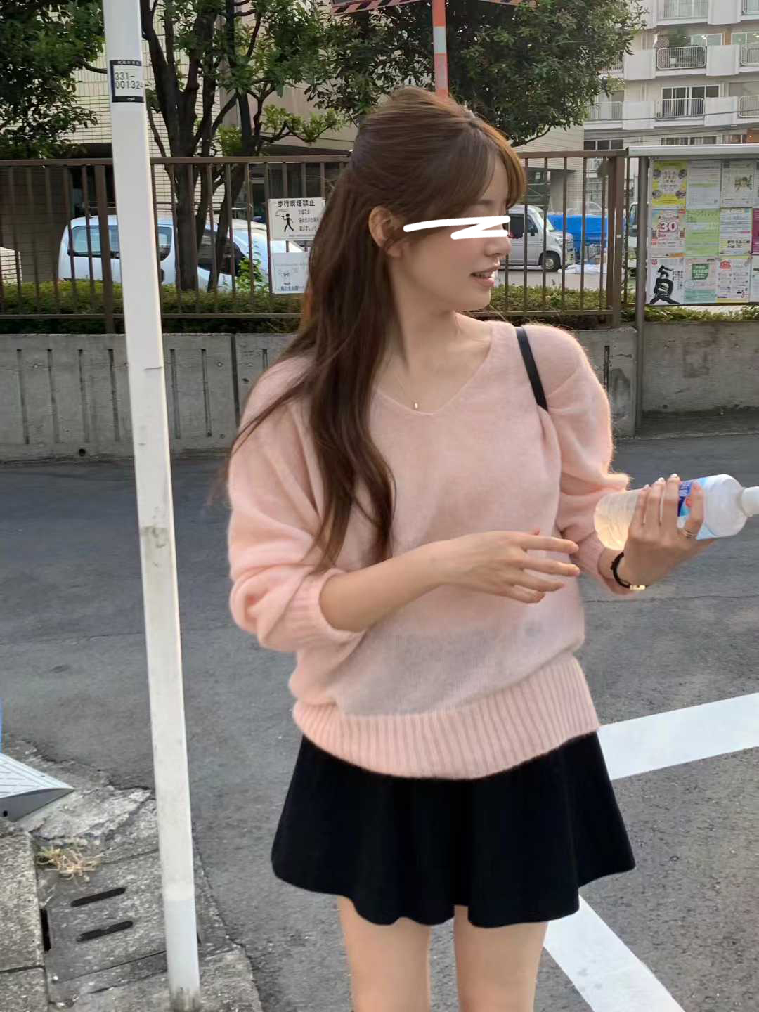 A09.顏值家V領輕柔馬海毛上衣