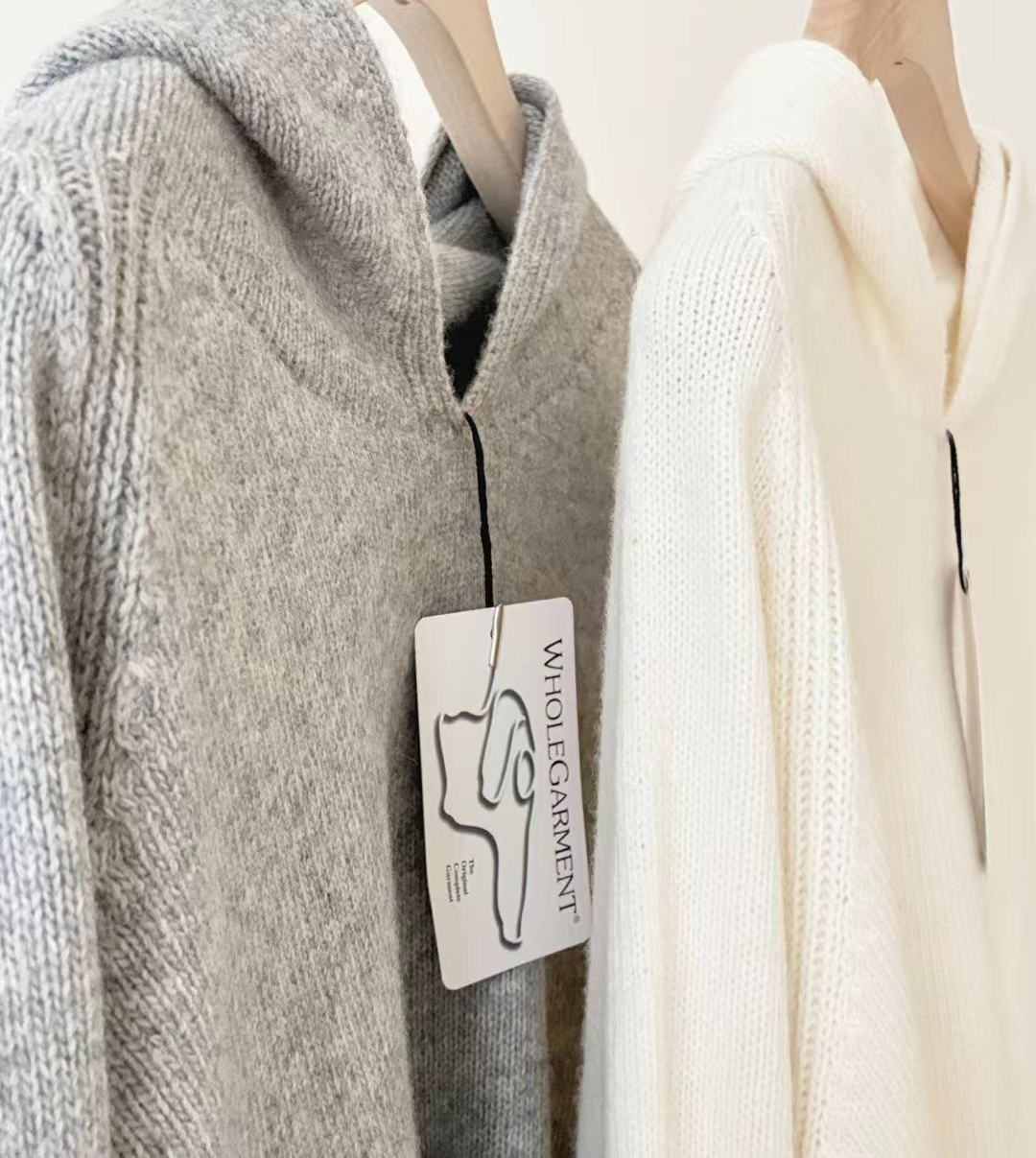 A14.顏值家50%WOOL無縫連帽毛衣