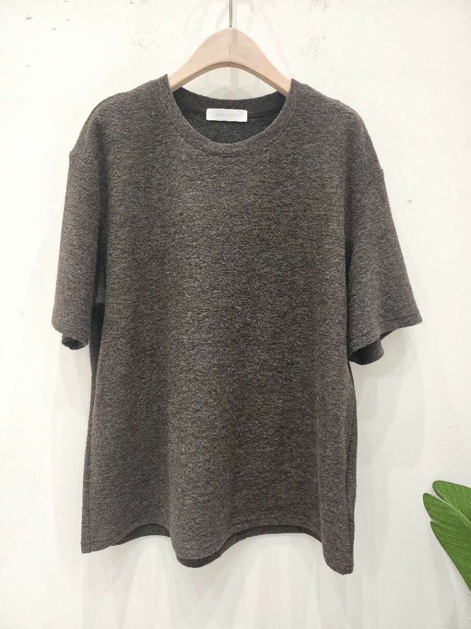 B52.星星家馬海毛混紡短袖領TEE