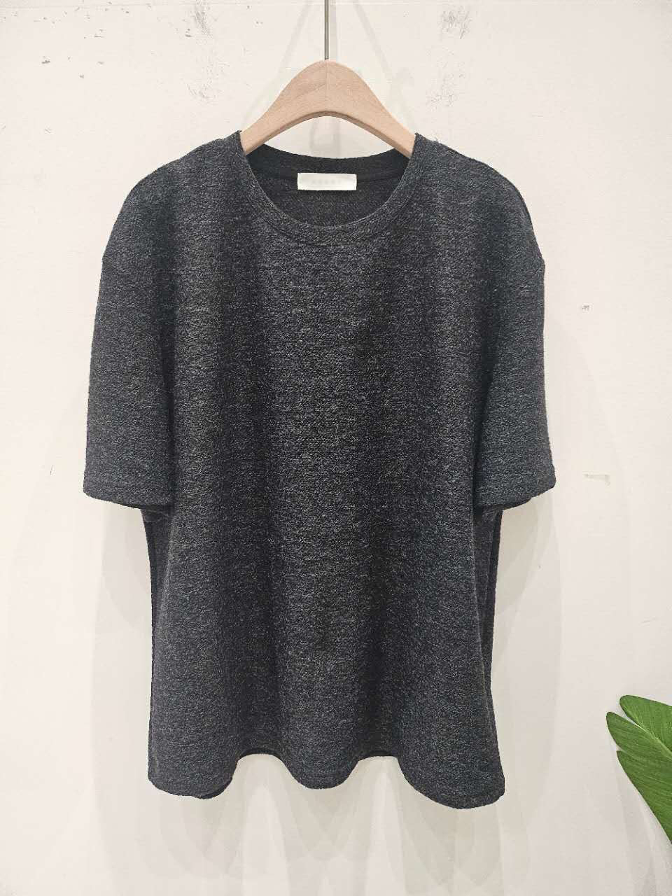 B52.星星家馬海毛混紡短袖領TEE