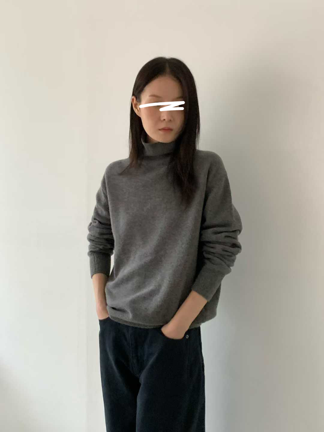 B62.纖瘦家秋日大地高領毛衣