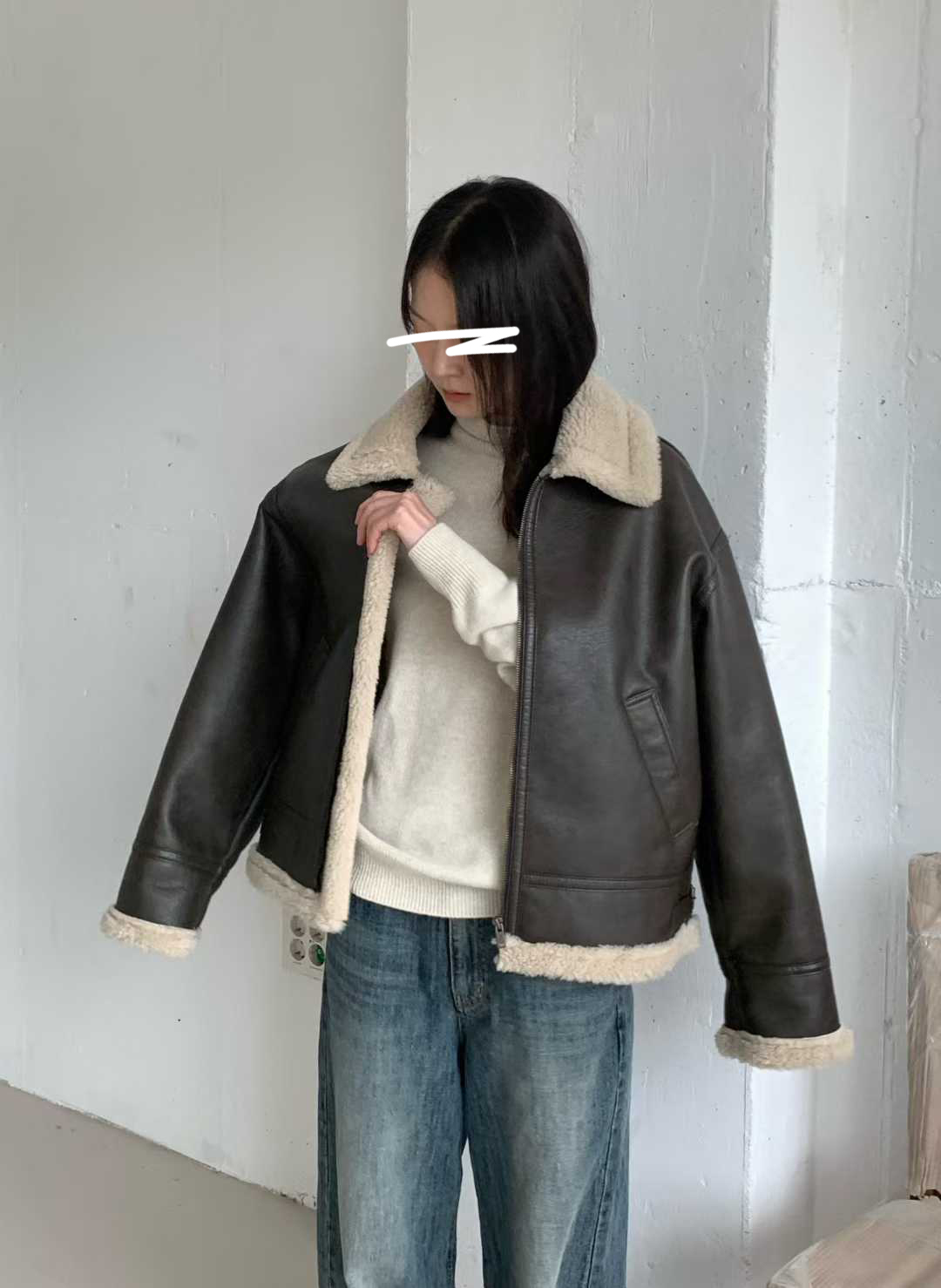 B62.纖瘦家秋日大地高領毛衣