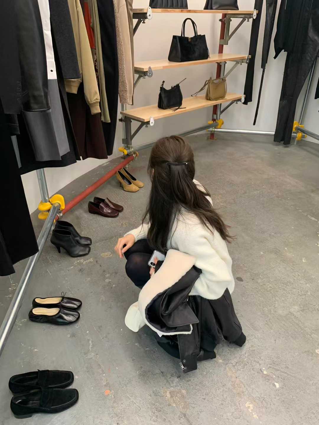 A16.顏值家甜美慵懶圓領毛衣