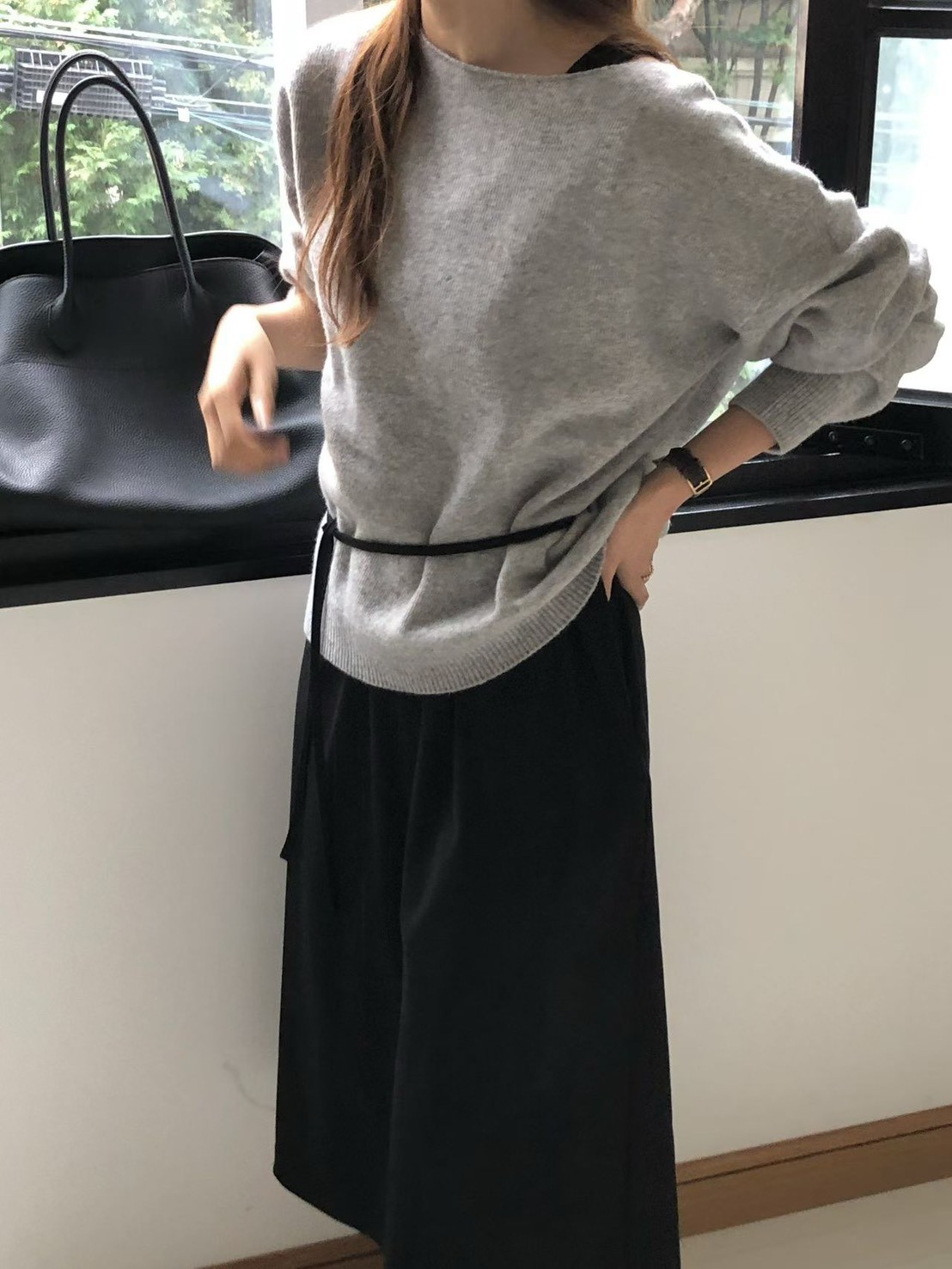 B111.大V家淡雅5%CASHMERE毛衣