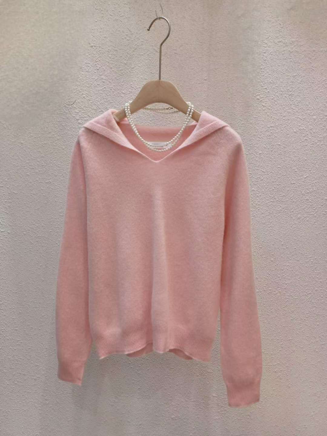 B79.可可家唯美暖暖連帽毛衣