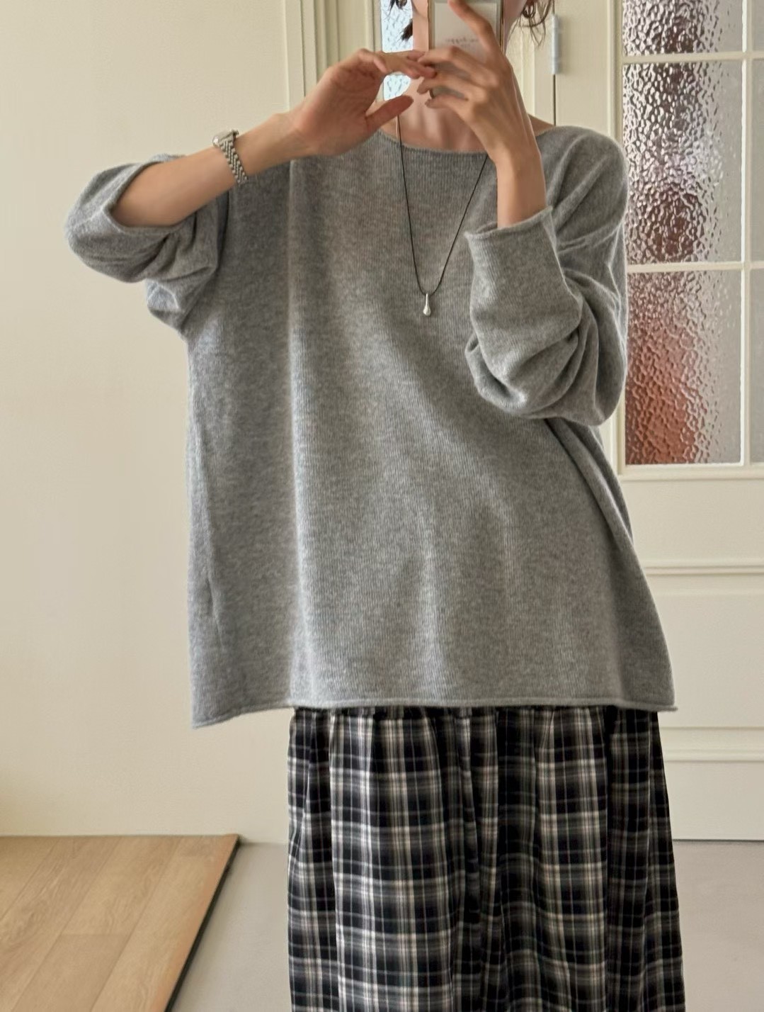 A32.甜姐家10%CASHMERE粉嫩毛衣