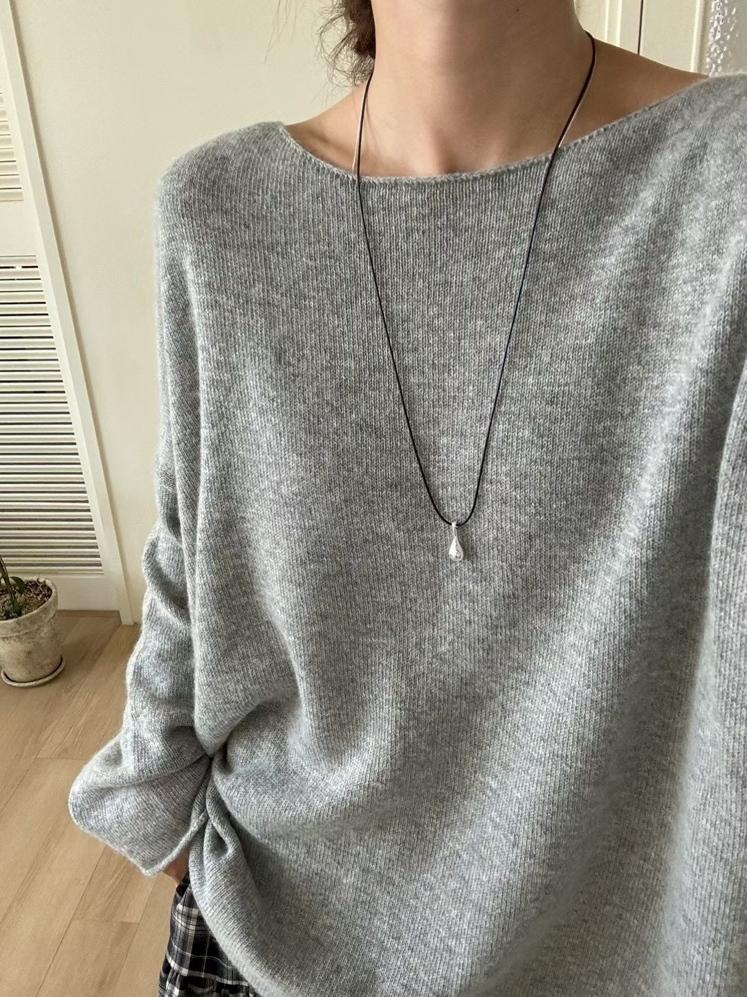 A32.甜姐家10%CASHMERE粉嫩毛衣