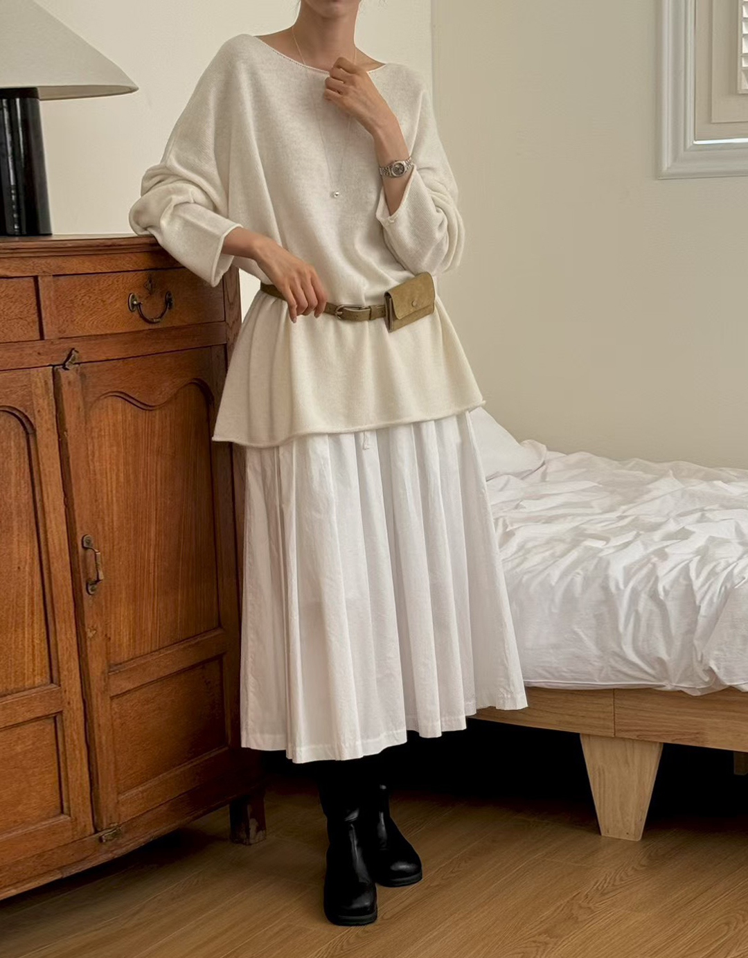 A32.甜姐家10%CASHMERE粉嫩毛衣