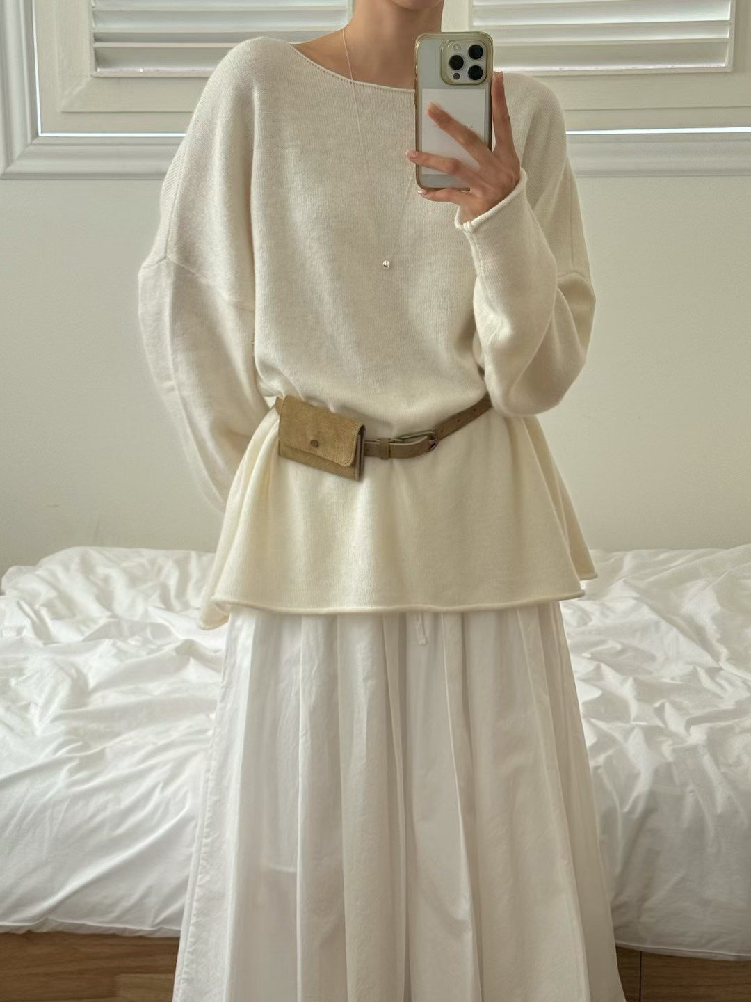 A32.甜姐家10%CASHMERE粉嫩毛衣