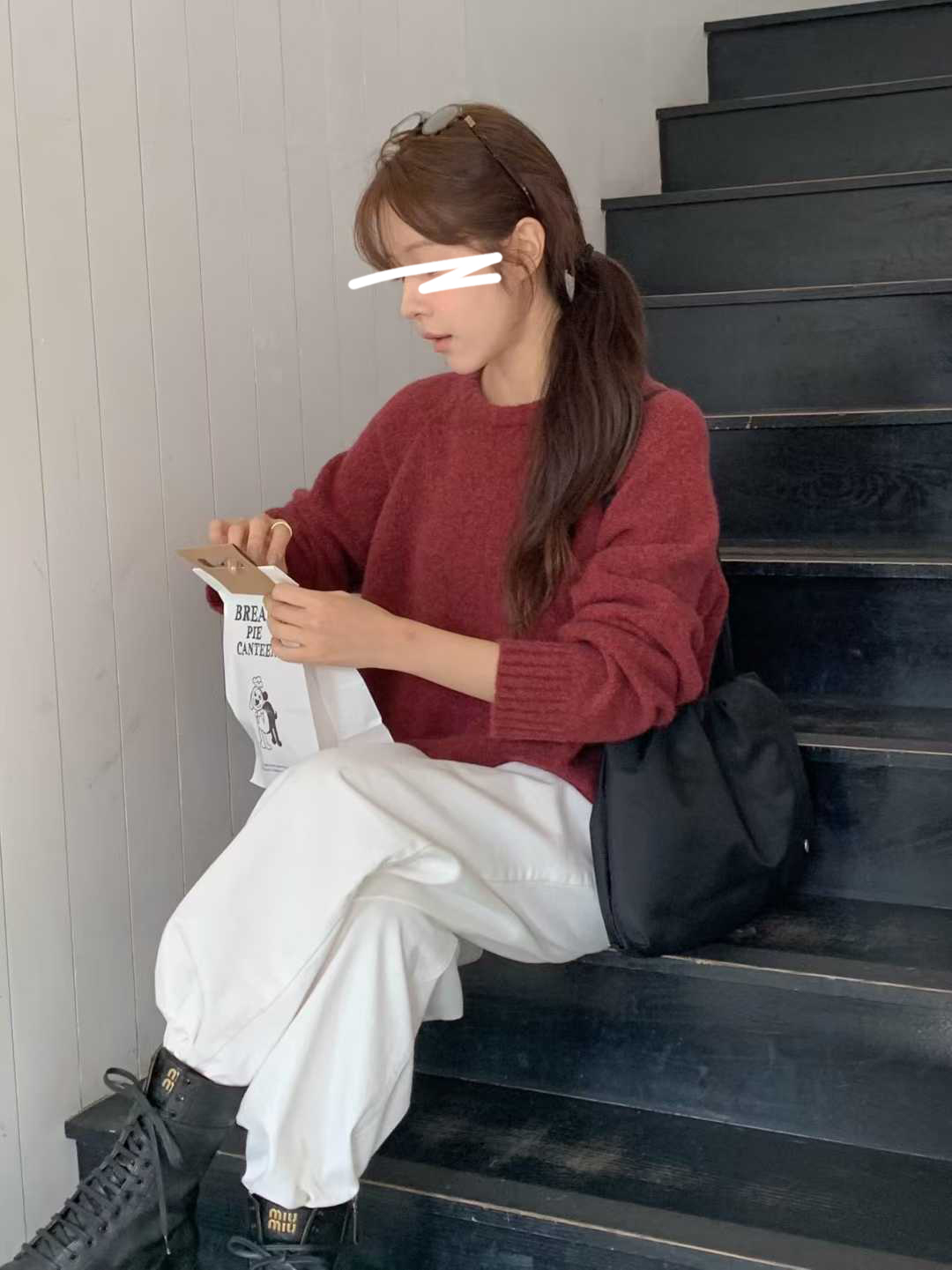 B12.小V家溫暖安格拉圓領毛衣